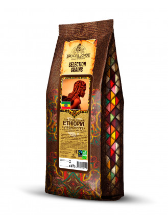 Кофе в зёрнах Broceliande Ethiopia Yirgacheffe, вес 1 кг.